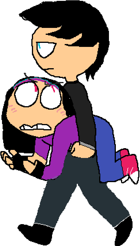 We're Leaving Before You Beat Them Up - Cartoon Clipart (800x998), Png Download