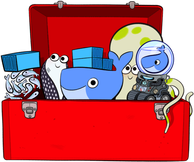 Dockerverified Account - Docker Kitematic Clipart (697x685), Png Download