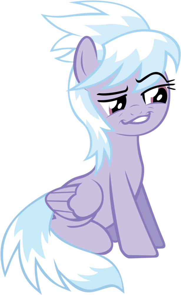 Background Pony - Cloudchaser Mlp Png Clipart (643x1024), Png Download