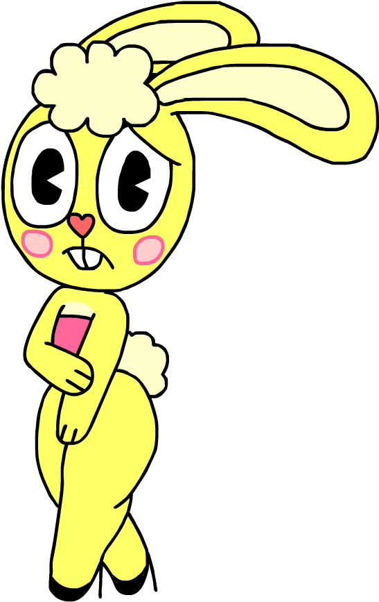 Bunny Cudds - Cartoon Clipart (550x875), Png Download