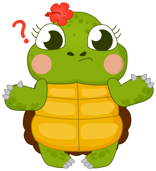 Honu Stickers Messages Sticker-10 - Cartoon Clipart (618x618), Png Download