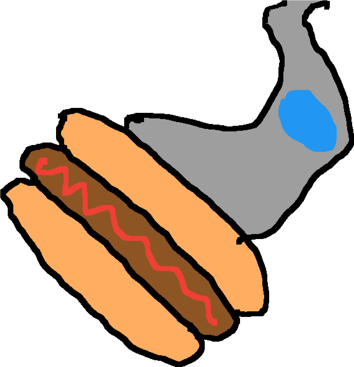 Chilli Dog - Dodger Dog Clipart (1400x1400), Png Download