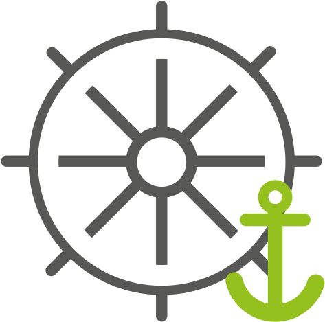 Nautica, Timón Y Ancla - Simple Ship Wheel Tattoo Clipart (1008x1023), Png Download