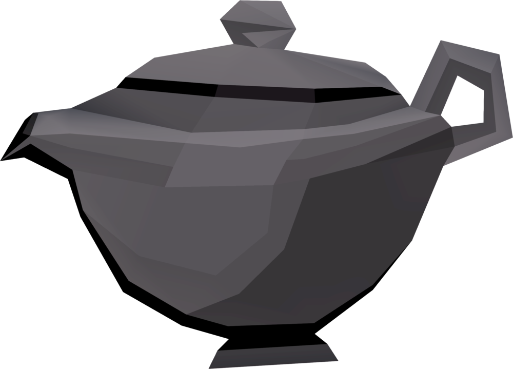 The Small Dark Lamp Is Featured In The Corrupted Chests - Teapot Clipart (1000x719), Png Download
