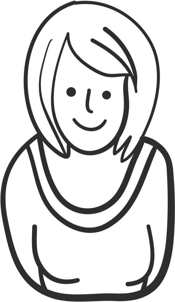 1 - You - Line Art Clipart (1024x1024), Png Download