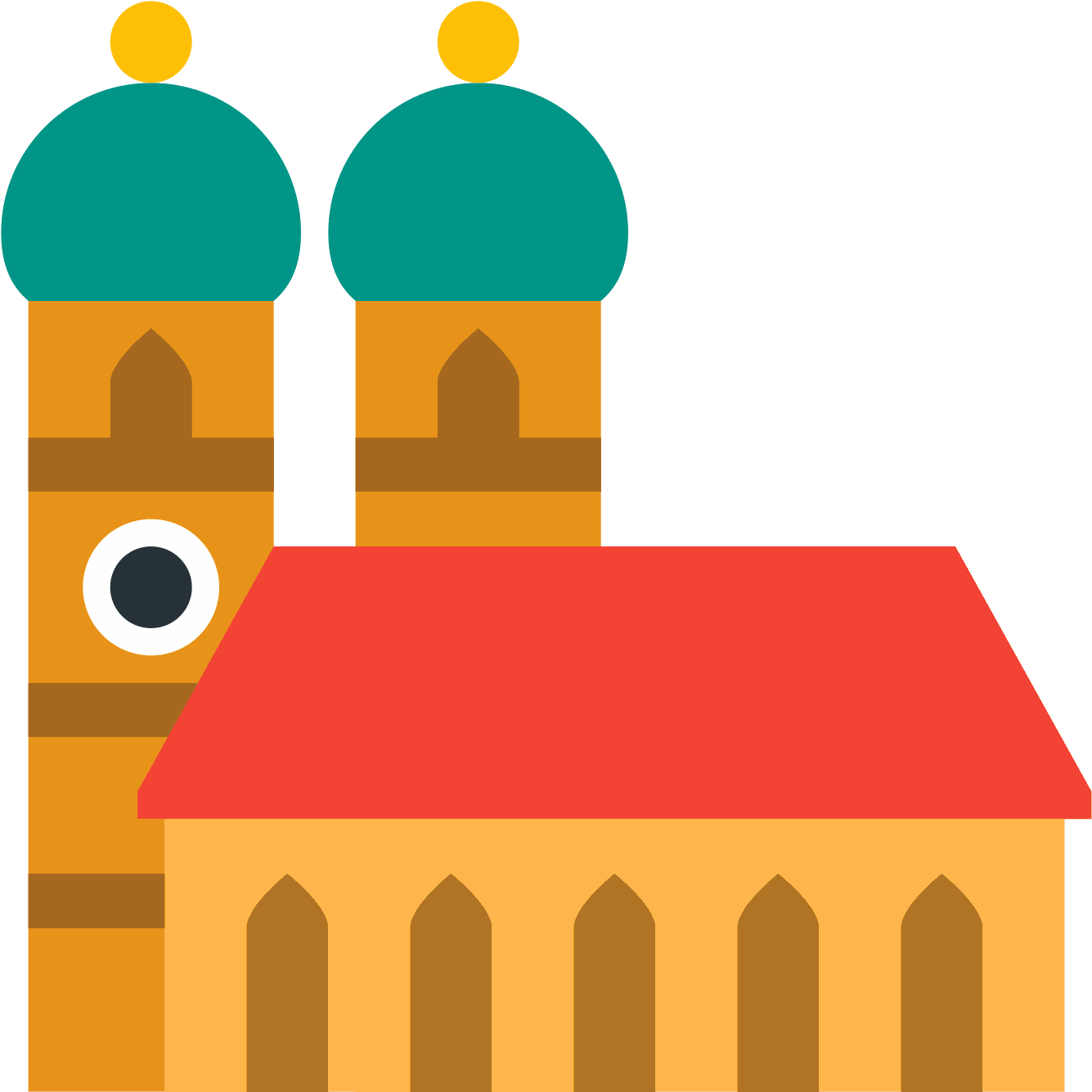 Catedral De Munique Icon - Munich Icon Clipart (1600x1600), Png Download