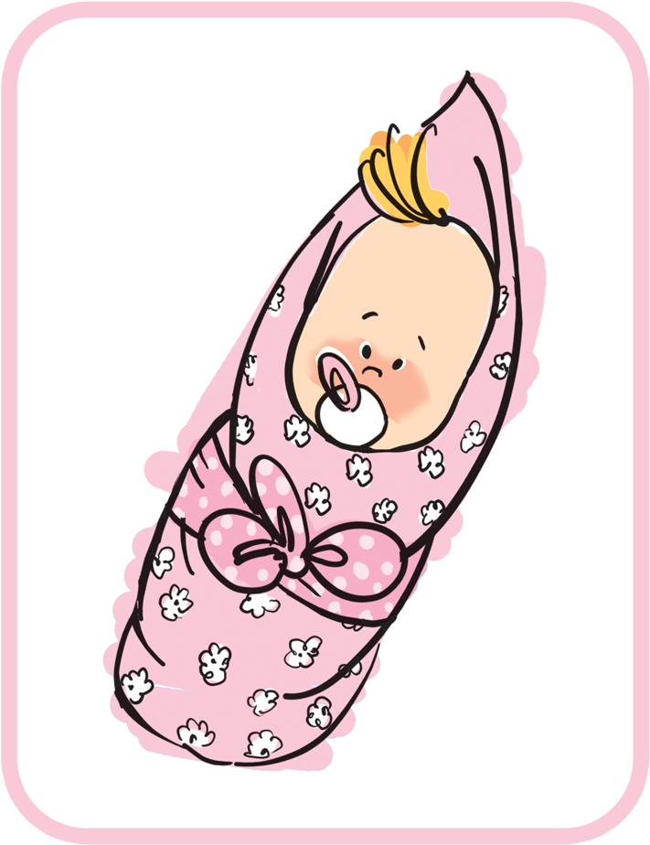 Baby Retro Clip Art - Png Download (832x1044), Png Download