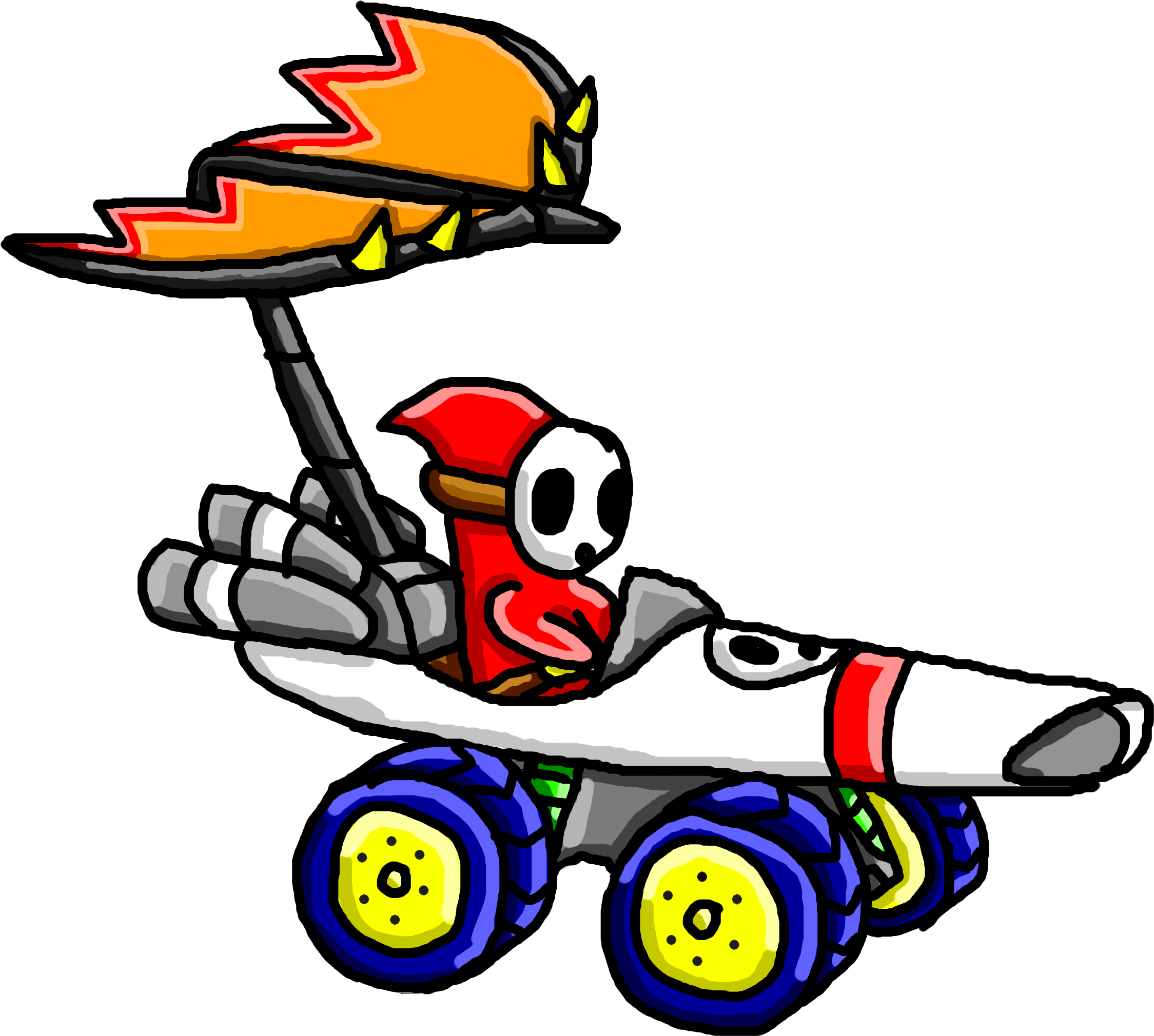 My Ride In Mario Kart Clipart (2500x2500), Png Download