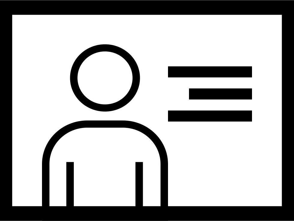 Id Card Comments Clipart (980x736), Png Download