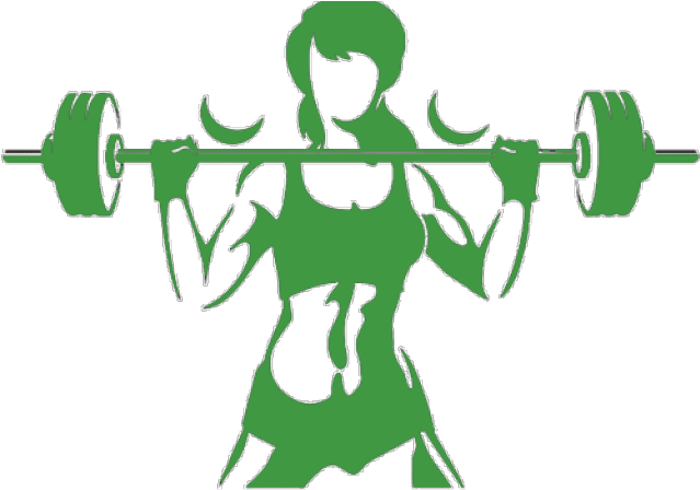 Exercise Bench Clipart Small - Lifting Cartoon Silhouette - Png Download (640x480), Png Download
