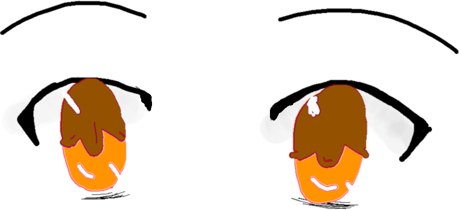 Eye - Orange Clipart (930x426), Png Download