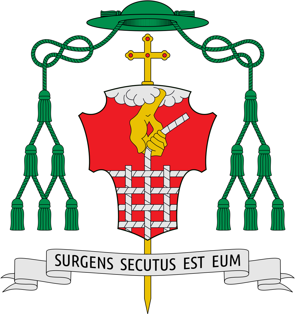 Coat Of Arms Of Luigi Testore - Bishop Oscar Jaime Florencio Coat Of Arms Clipart (1150x1226), Png Download