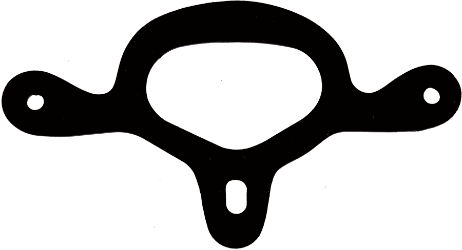 Black Rubber Spur Tie Down Clipart (900x488), Png Download