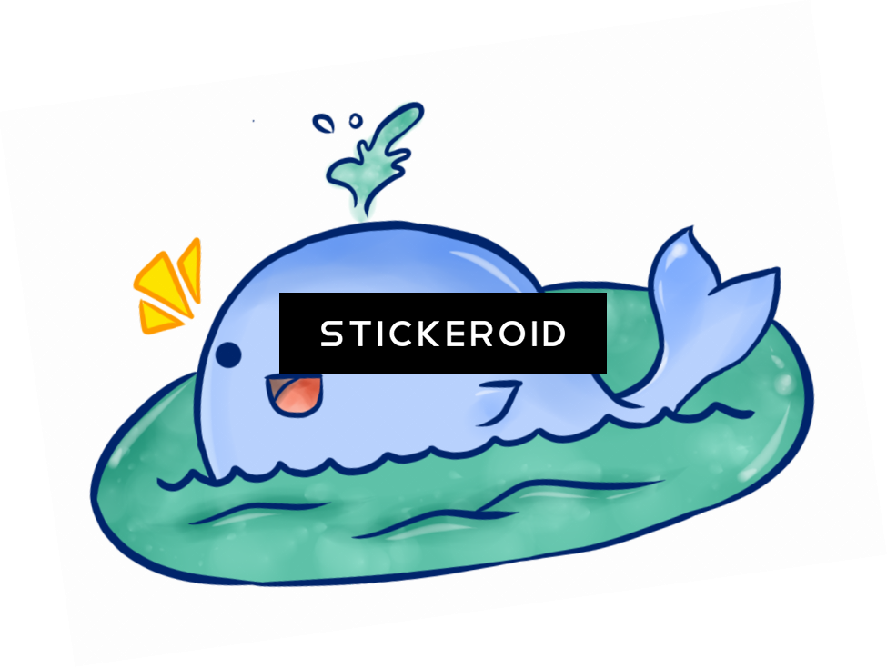 Cute Whale Clipart (975x735), Png Download