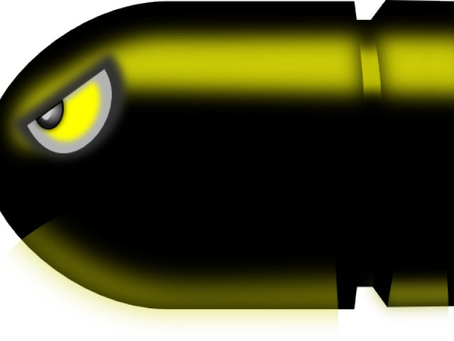 Bullet Clipart Shotgun Bullet - Black Cat - Png Download (640x480), Png Download