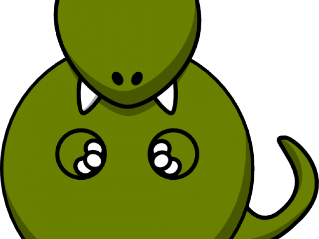 Face Clipart Dinosaur - Clipart Blue Dinosaur - Png Download (640x480), Png Download
