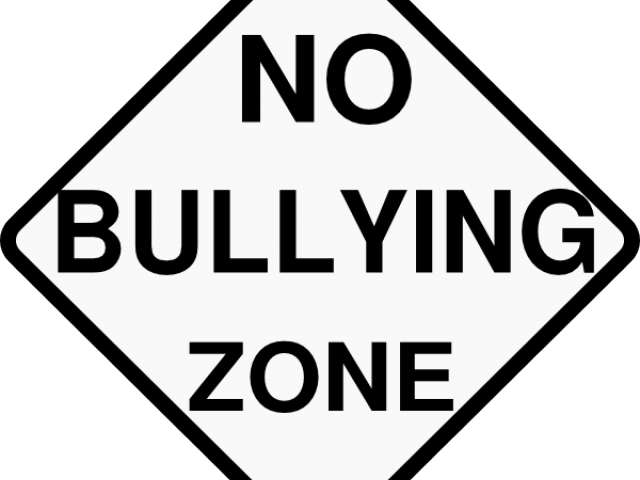Monochrome Clipart Bullying - Sign - Png Download (640x480), Png Download