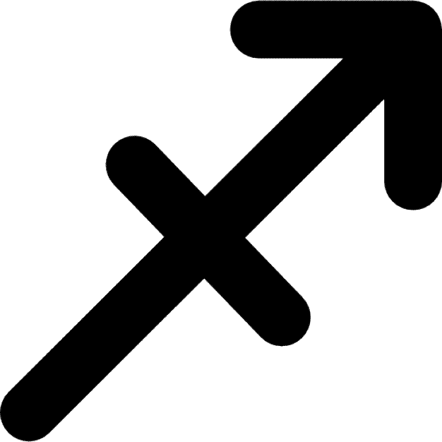 Sagittarius Png - Zodiac Logo Clipart (626x626), Png Download