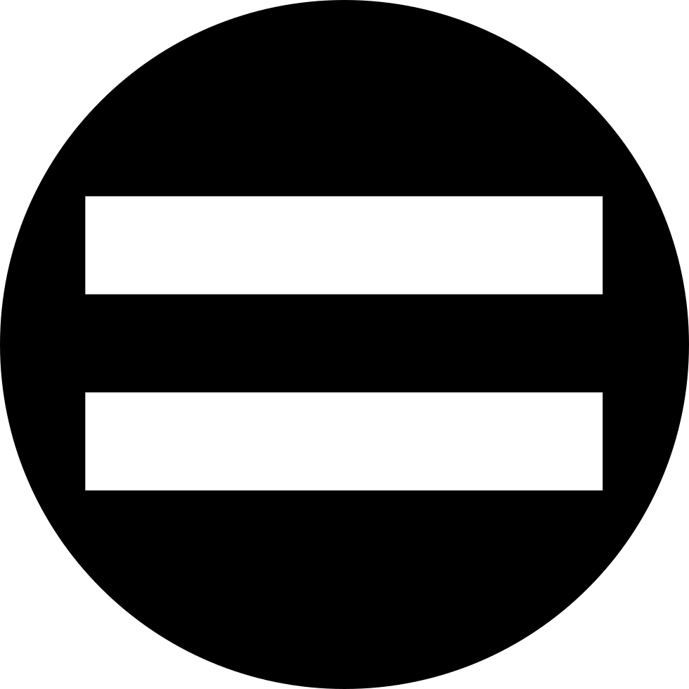 Equal Number Comments - Equality Clipart (980x980), Png Download