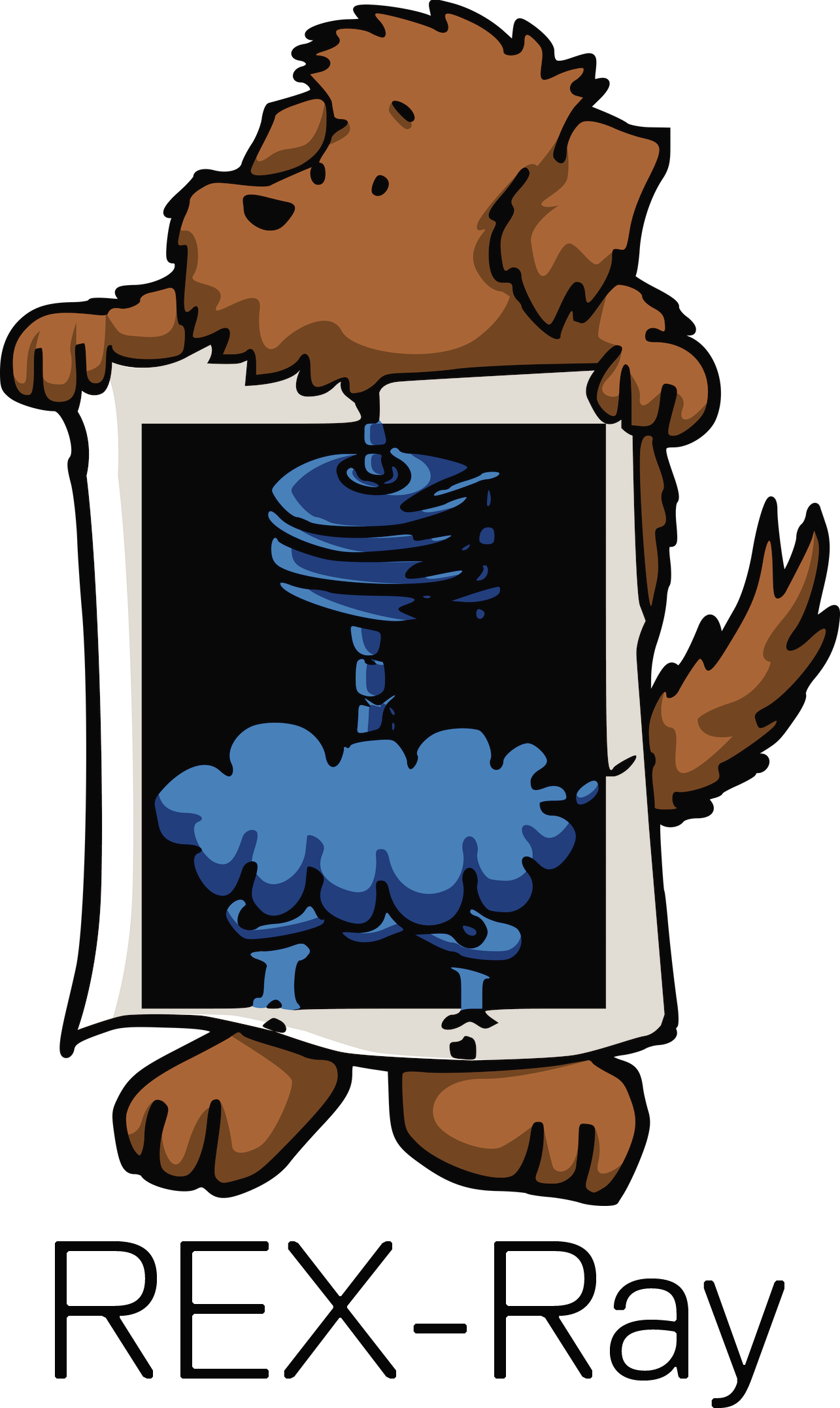 Cloud-native Storage - Rex Ray Docker Clipart (1285x2153), Png Download