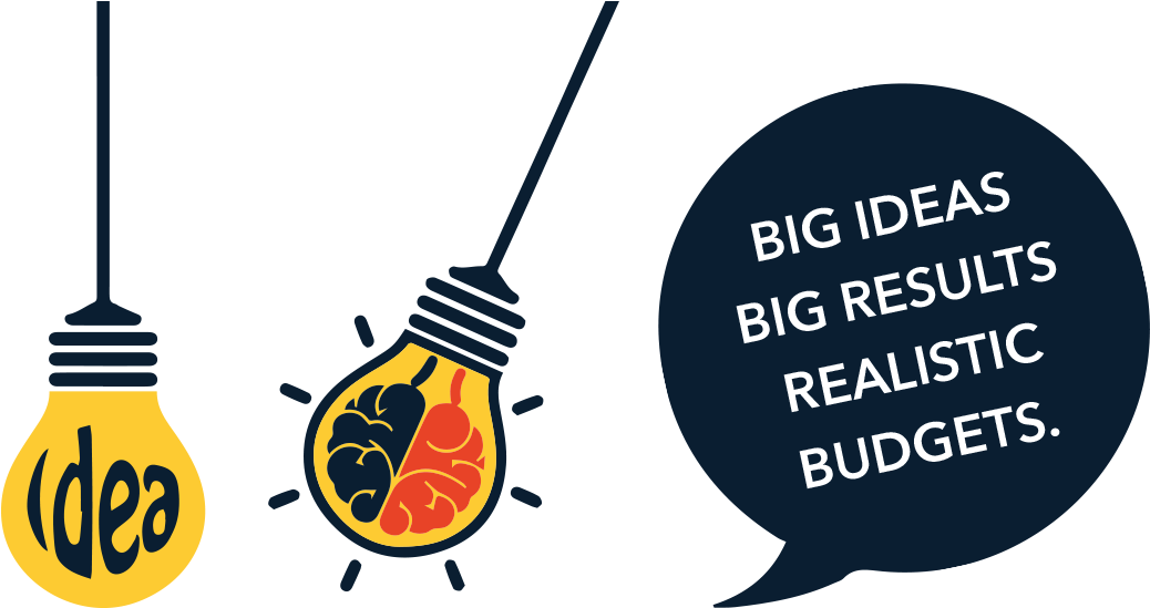 Big Agency Results On A Realistic Budget Clipart (1285x618), Png Download