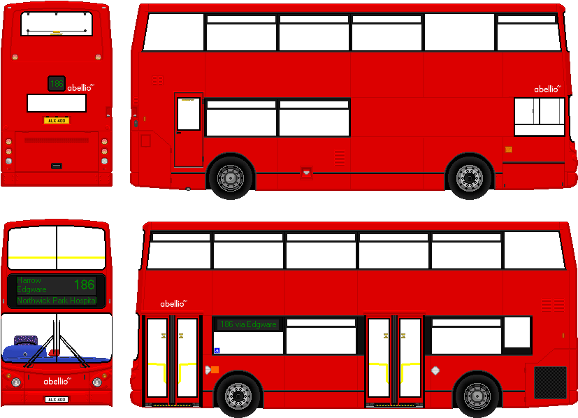 Things Really Get Bad For Metroline In The Paperbus - Dennis Trident Alexander Alx400 Drawings Clipart (985x638), Png Download