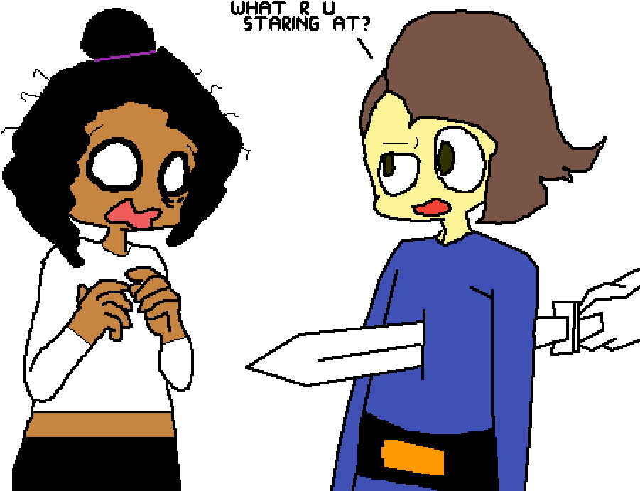 Your Not Okay My Boi Collab~ - Cartoon Clipart (1000x874), Png Download