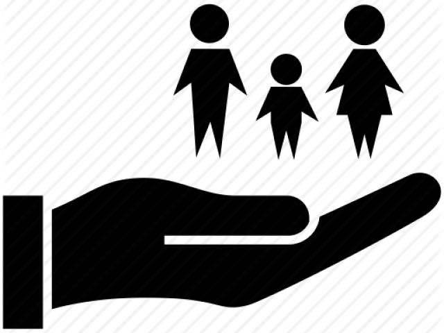 Life Insurance Clipart Caring Person - Holding Hands - Png Download (640x480), Png Download