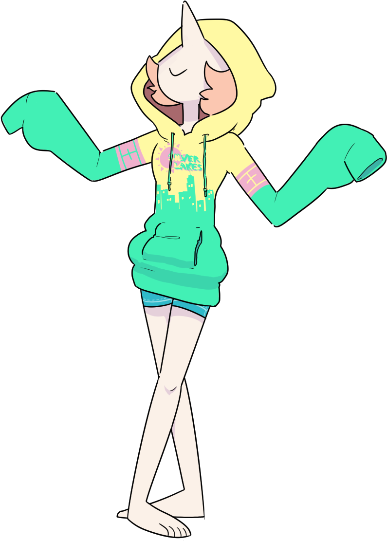 Clothing Green Footwear Line Art Clip Art Fictional - Perla Steven Universe - Png Download (795x1111), Png Download