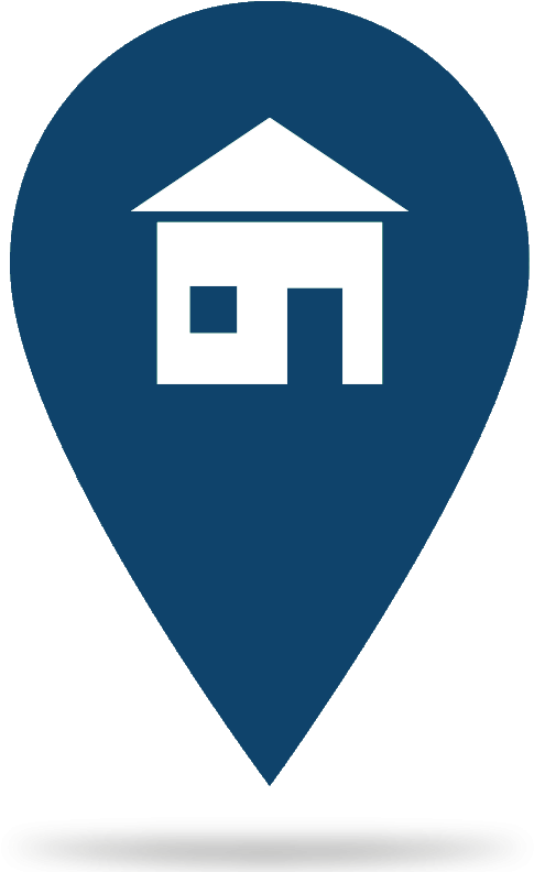 At All County® Specialist Property Management In Las - Marker Home Png Clipart (503x800), Png Download