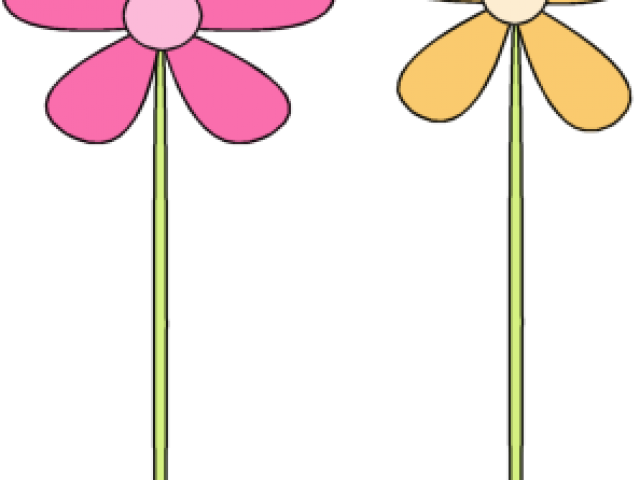 Hippie Clipart Pink Blue Flower - Png Download (640x480), Png Download