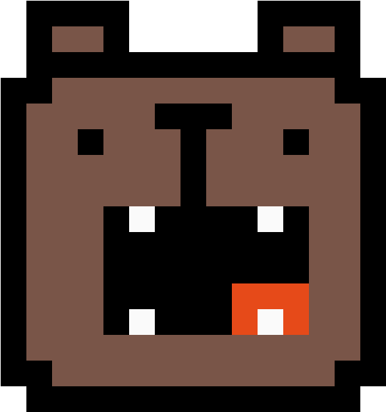 Beware Of The Bear - Cartoon Clipart (1184x1184), Png Download
