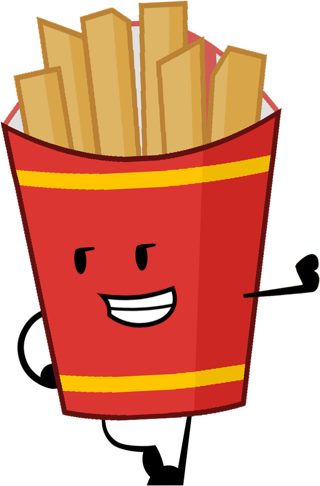 Fries Clipart Camp Food - Battle For Bfdi Fries - Png Download (692x1004), Png Download
