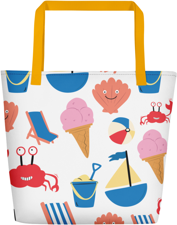 Beach Bag - Tote Bag Clipart (800x800), Png Download