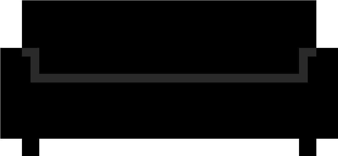 Couch - Bench Clipart (1400x1400), Png Download