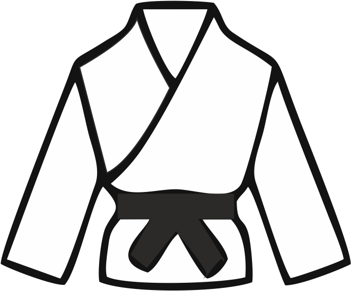 Founded In 1983 We Have A Rich Heritage In The Sport - Karate Gi Cartoon Clipart (745x746), Png Download