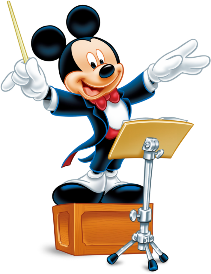 Members Of The Royal Ram Symphonic Band Invite You - Mickey Mouse Conductor Clipart (800x995), Png Download