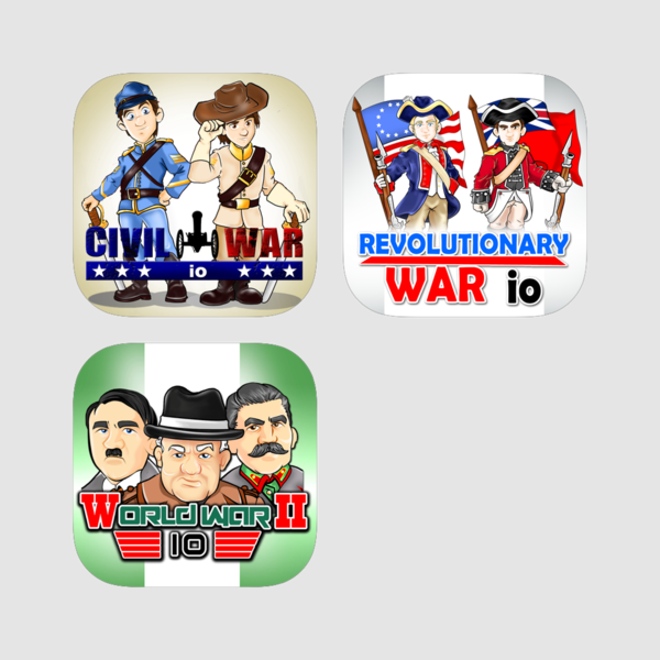 American Wars Io Pack On The App Store - Cartoon Clipart (600x600), Png Download