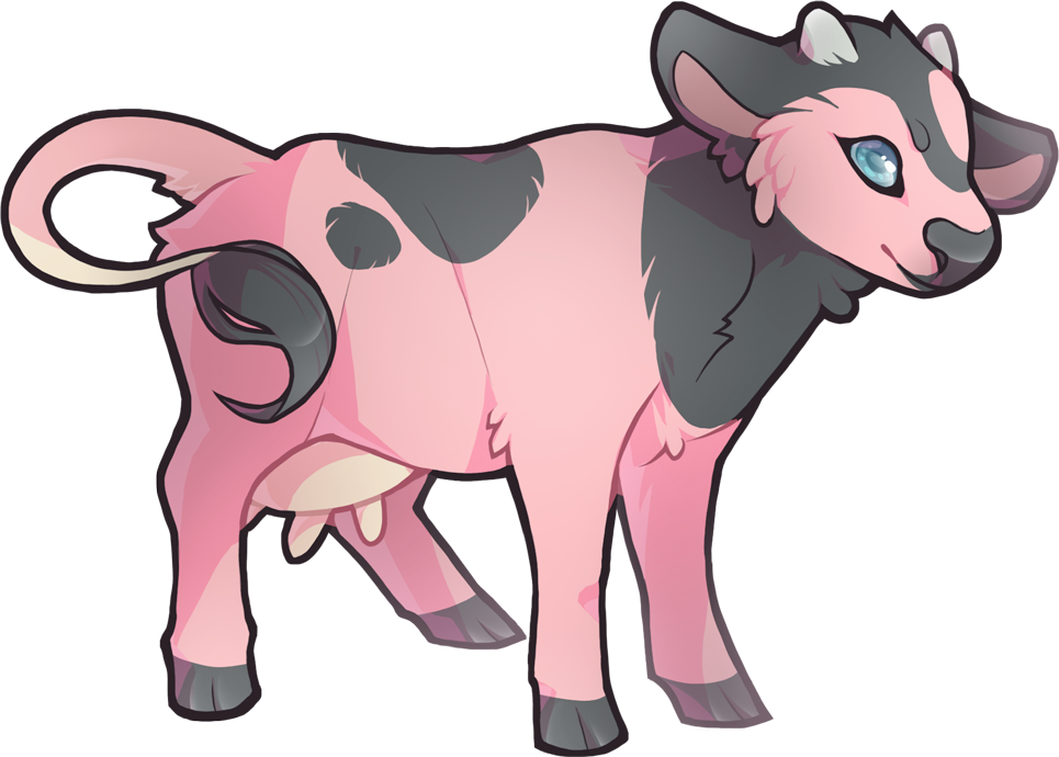 “ Moo These're All Available In My Redbubble Shop ” - Cartoon Clipart (965x690), Png Download