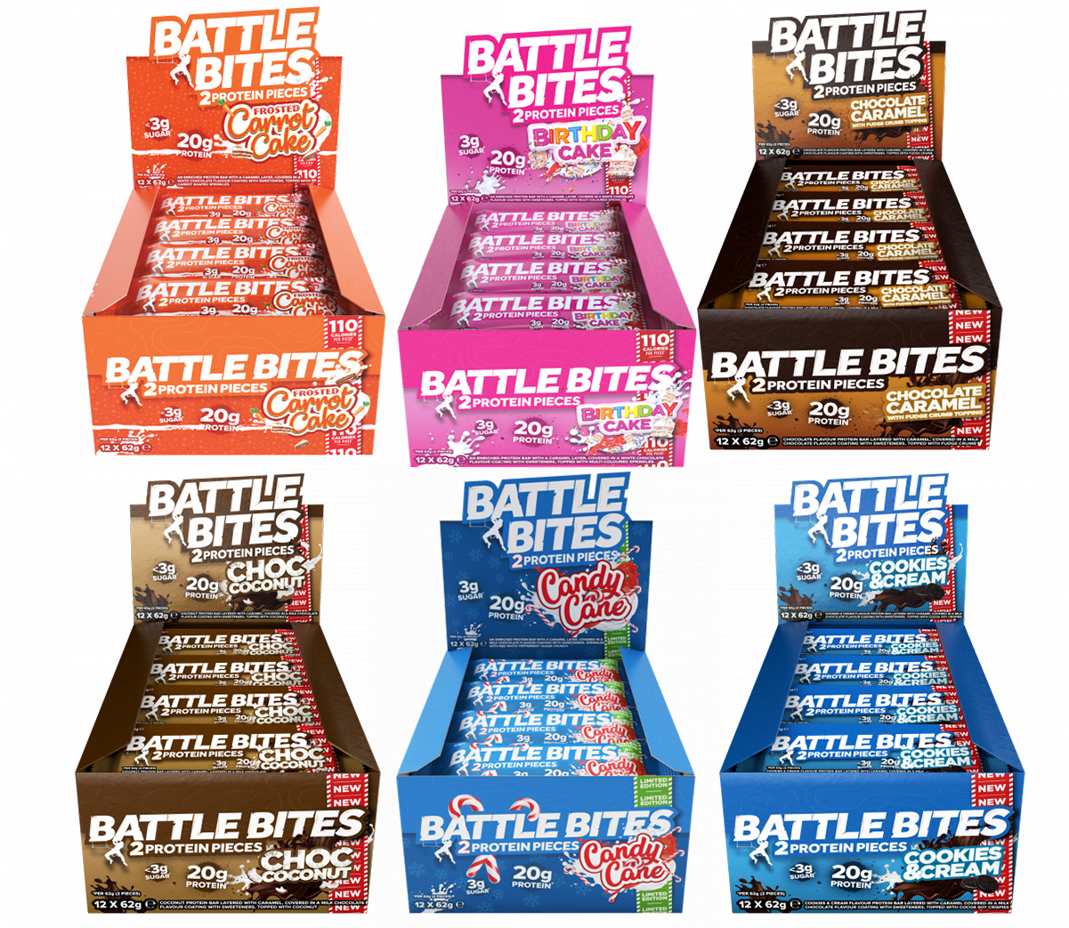 Battle Oats Battle Bites 12 X 62g Clipart (1200x1200), Png Download