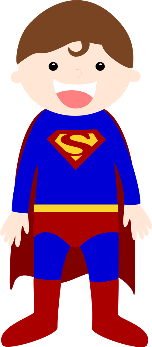 Kindergarten Clipart Superhero Baby Superman Cartoon Png Transparent