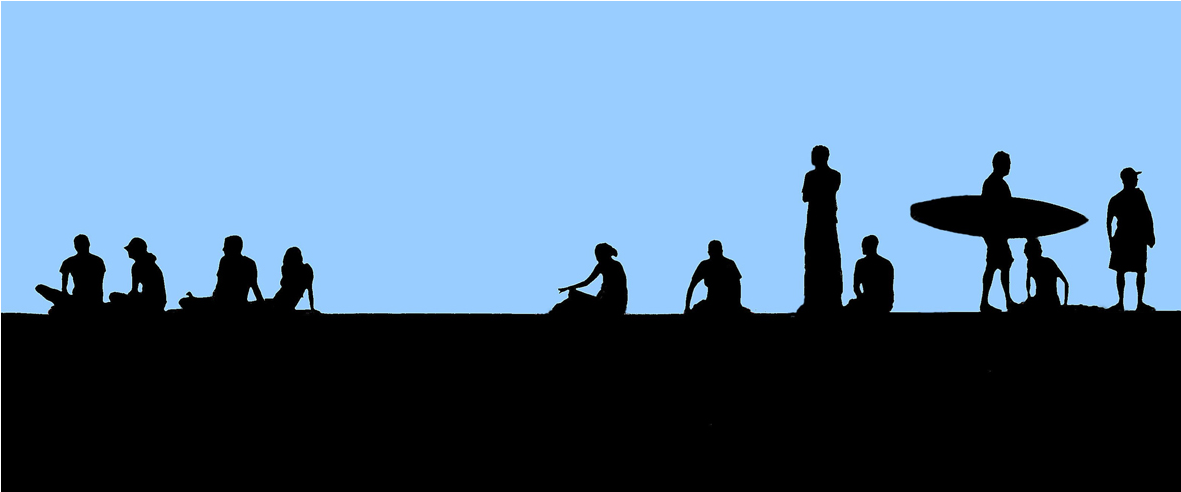 Island Silhouette - Silhouette Clipart (1180x920), Png Download