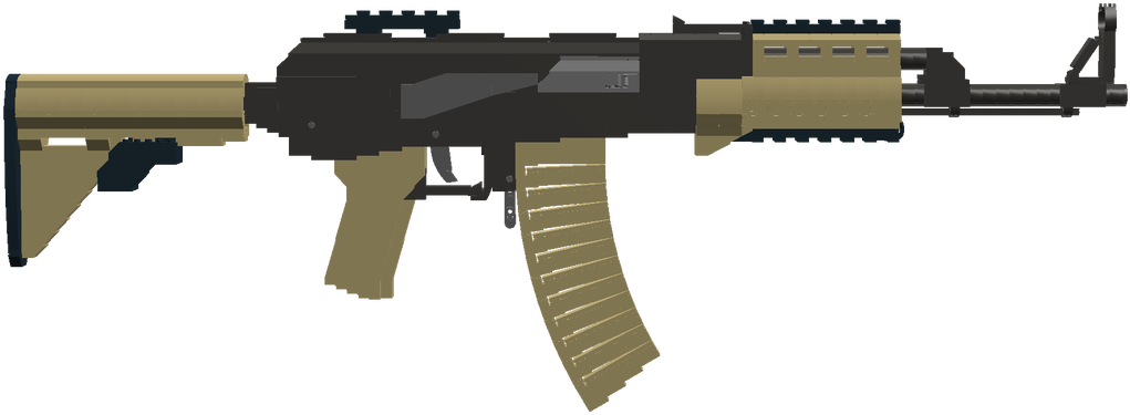 Pause - Assault Rifle Clipart (1100x513), Png Download