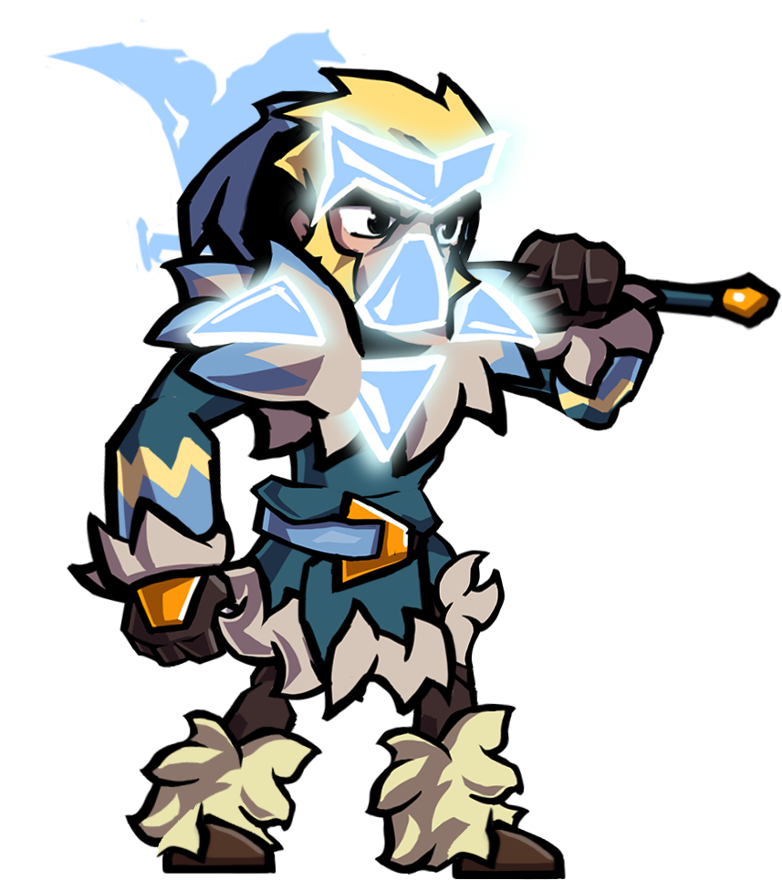 Godsworn Leader El3 - Cartoon Clipart (972x982), Png Download