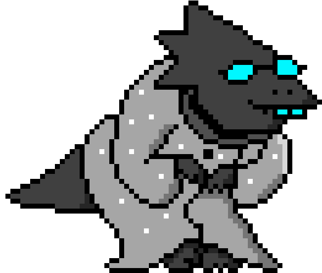 Shadowtale Alphys - Alphys Pixel Art Maker Clipart (740x600), Png Download
