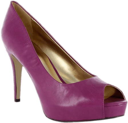 Purple Stiletto - Basic Pump Clipart (500x743), Png Download