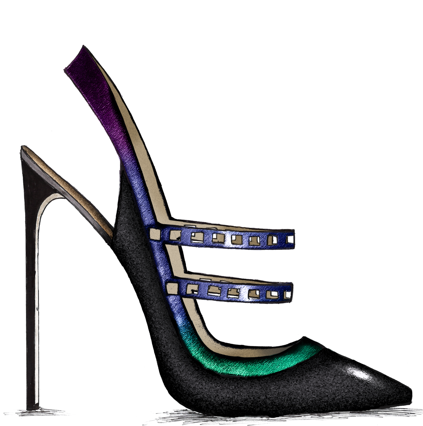 Find This Pin And More On Fab Art By Jessica5640 - Basic Pump Clipart (1393x1800), Png Download