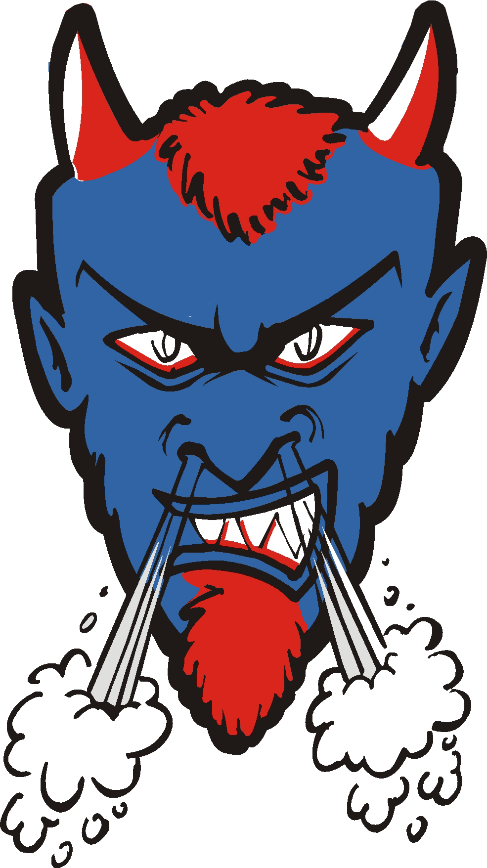 Devil Head Clip Art Hot Girls Wallpaper - Blue Devils Weiden Logo - Png Download (985x1756), Png Download