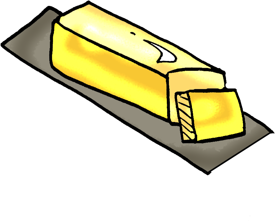 Clipart Of Butter, Transparent Local And Apple Butter - Png Download (1059x892), Png Download