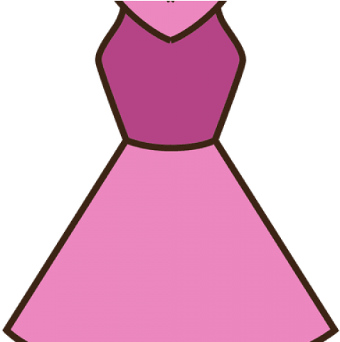 Pink Dress Clipart Transparent Background - Png Download (640x480), Png Download